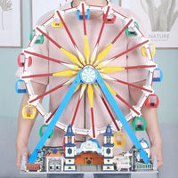 Thumbnail for Building Blocks City Creator Expert MOC Motorized RC Ferris Wheel Bricks Toy - 13