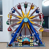 Thumbnail for Building Blocks City Creator Expert MOC Motorized RC Ferris Wheel Bricks Toy - 18