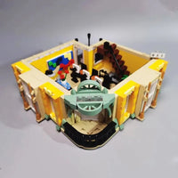 Thumbnail for Building Blocks City Creator MOC Experts Corner Post Office with Light Bricks Toys - 6