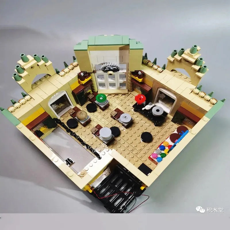 Building Blocks City Creator MOC Experts Corner Post Office with Light Bricks Toys Construction Set Toys - 9