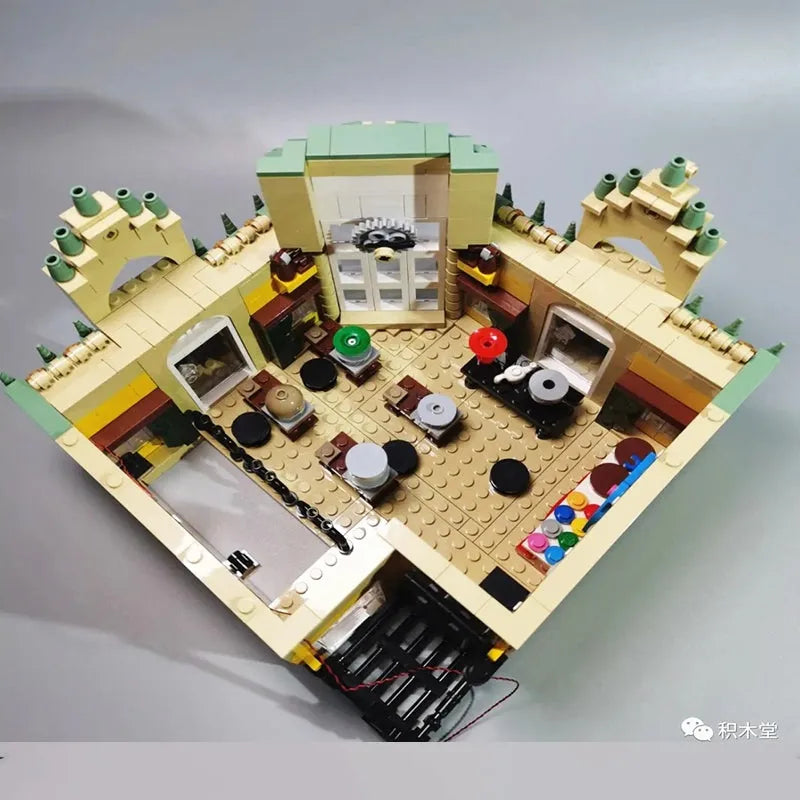 Building Blocks City Creator MOC Experts Corner Post Office with Light Bricks Toys - 9