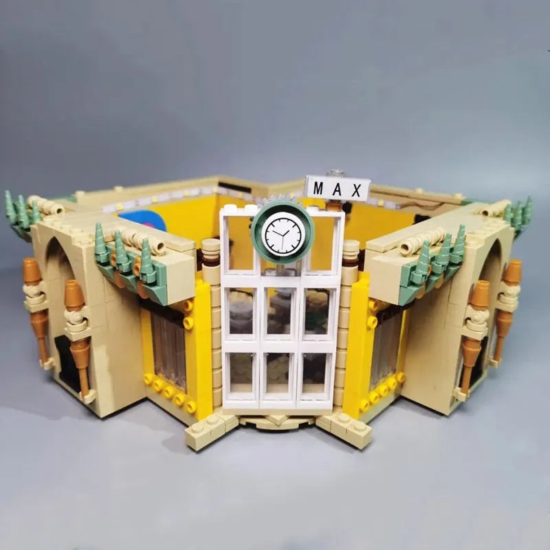 Building Blocks City Creator MOC Experts Corner Post Office with Light Bricks Toys Construction Set Toys - 7
