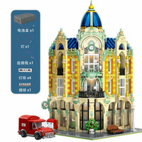 Thumbnail for Building Blocks City Creator MOC Experts Corner Post Office with Light Bricks Toys Construction Set Toys - 2