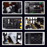 Thumbnail for Building Blocks City Street Experts MOC Modern Coffee House Bricks Toys - 9