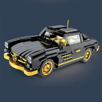 Thumbnail for Building Blocks Classic Sports Car MOC Mercedes 300SL Gullwing Bricks Toy Construction Set Toys - 5
