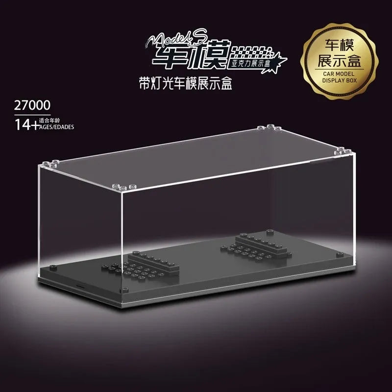 Building Blocks Clear Display Box for Car Bricks Show Off Kids Toys Storage Case - 2