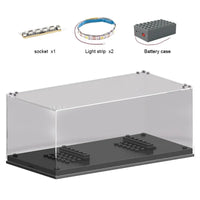 Thumbnail for Building Blocks Clear Display Box for Car Bricks Show Off Kids Toys Storage Case - 1