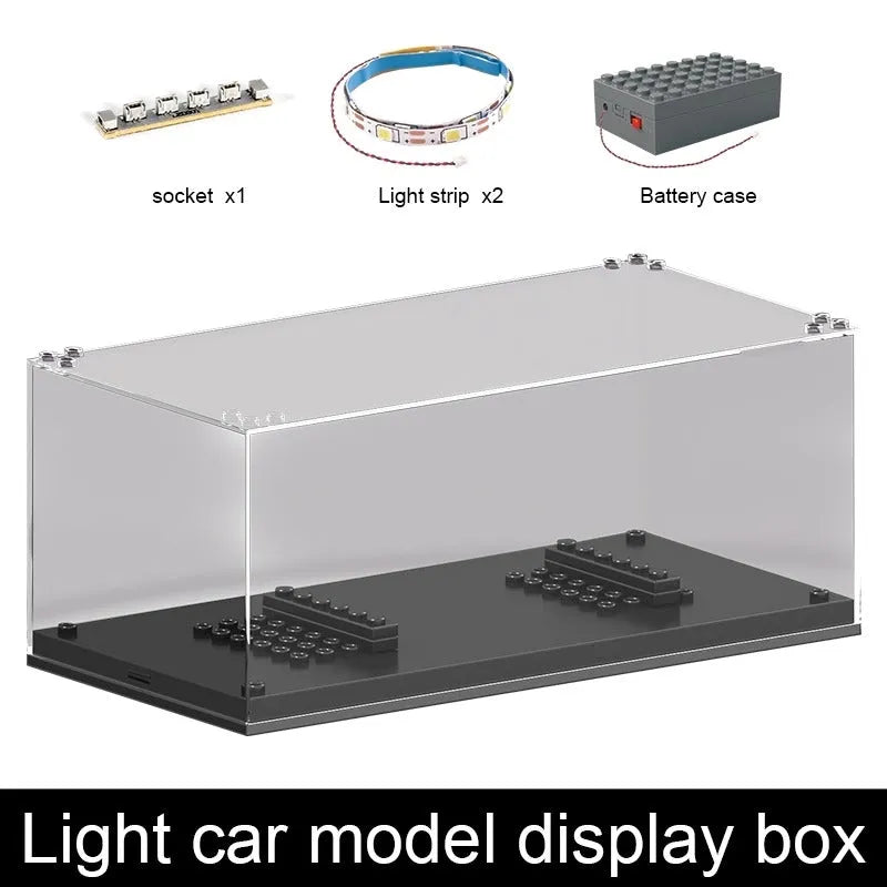 Building Blocks Clear Display Box for Car Bricks Show Off Kids Toys Storage Case - 6