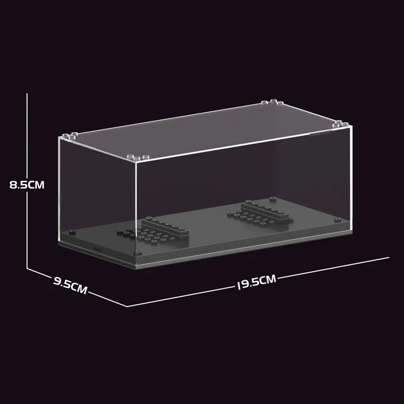 Building Blocks Clear Display Box for Car Bricks Show Off Kids Toys Storage Case - 5