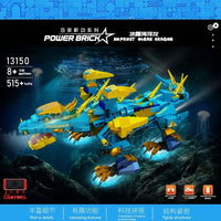 Thumbnail for Building Blocks Creative Expert Frost Ocean Dragon Robot APP RC Bricks Toys - 2