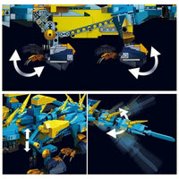 Thumbnail for Building Blocks Creative Expert Frost Ocean Dragon Robot APP RC Bricks Toys Construction Set Toys - 4