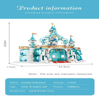 Thumbnail for Building Blocks Creative MOC Expert Princess Frozen Entrance Ice Castle Bricks Toy Construction Set Toys - 5