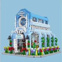 Thumbnail for Building Blocks Creator Expert MOC Botanical Garden With Lights Bricks Toy - 2