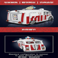 Thumbnail for Building Blocks Creator Expert Tech MOC Ice Cream Truck Bricks Toy 10039 - 4