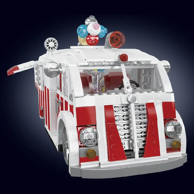 Building Blocks Creator Expert Tech MOC Ice Cream Truck Bricks Toy 10039 - 8