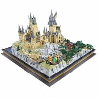 Thumbnail for Building Blocks Harry Potter MOC Hogwarts Witchcraft School Bricks Toy Construction Set Toys - 7