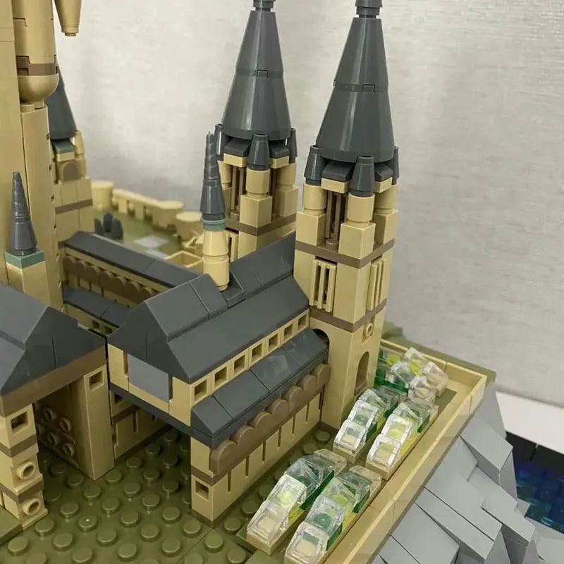 Building Blocks Harry Potter MOC Hogwarts Witchcraft School Bricks Toy Construction Set Toys - 12
