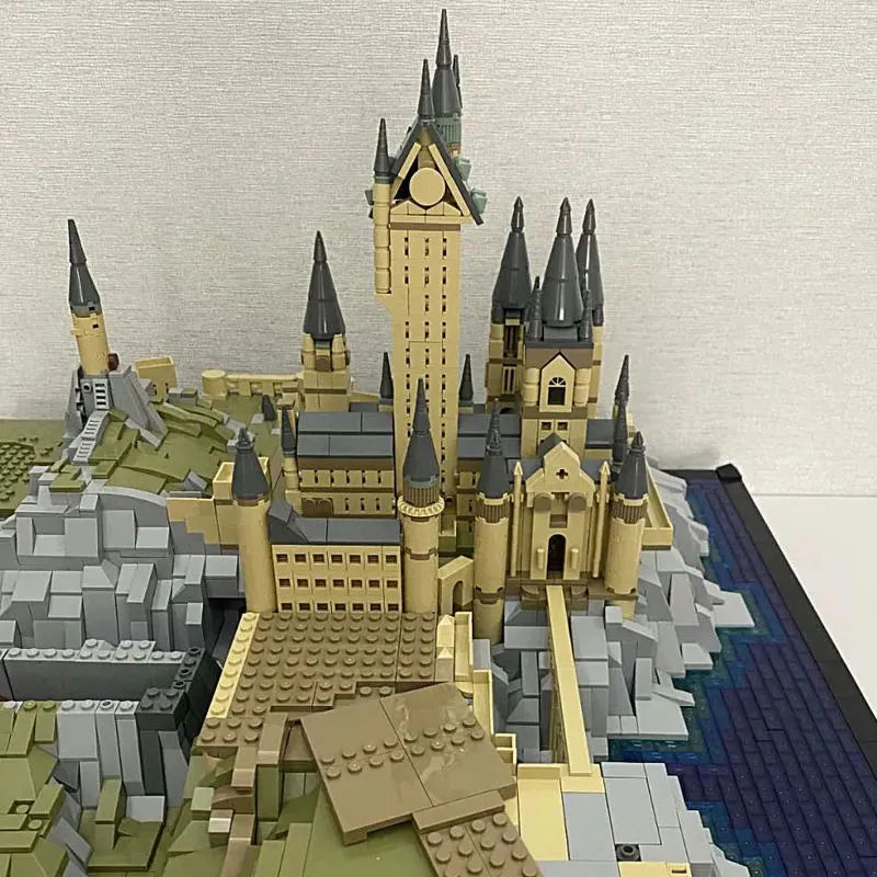Building Blocks Harry Potter MOC Hogwarts Witchcraft School Bricks Toy Construction Set Toys - 8