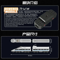Thumbnail for Building Blocks High Tech RC CRH380A High Speed Train Bricks Toy Construction Set Toys - 12