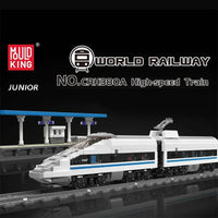 Thumbnail for Building Blocks High Tech RC CRH380A High Speed Train Bricks Toy Construction Set Toys - 3