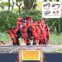 Thumbnail for Building Blocks Military MOC APP Motorized RC Walking Tank Robot Bricks Toy - 12