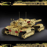 Thumbnail for Building Blocks Military MOC Motorized RC Heavy Mammoth Tank Bricks Toy - 8