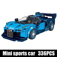 Thumbnail for Building Blocks Mini Bugatti Vision GT Sports Racing Car Bricks Toys 27001 - 2