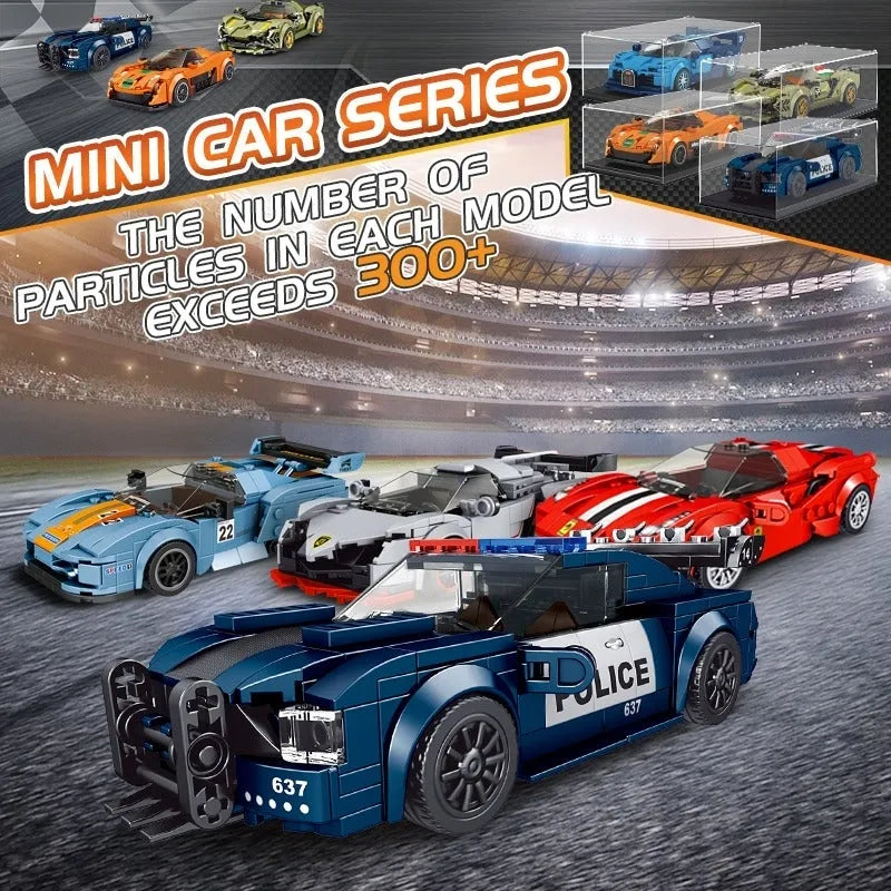 Building Blocks Mini Lambo Sian Super Racing Sports Car Bricks Toys 27003 Construction Set Toys - 3