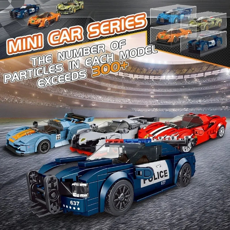Building Blocks Mini Lambo Sian Super Racing Sports Car Bricks Toys 27003 - 3