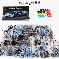 Thumbnail for Building Blocks MOC 13056 APP RC Racing Car Lamborghini Hyper Bricks Toy Construction Set Toys - 17