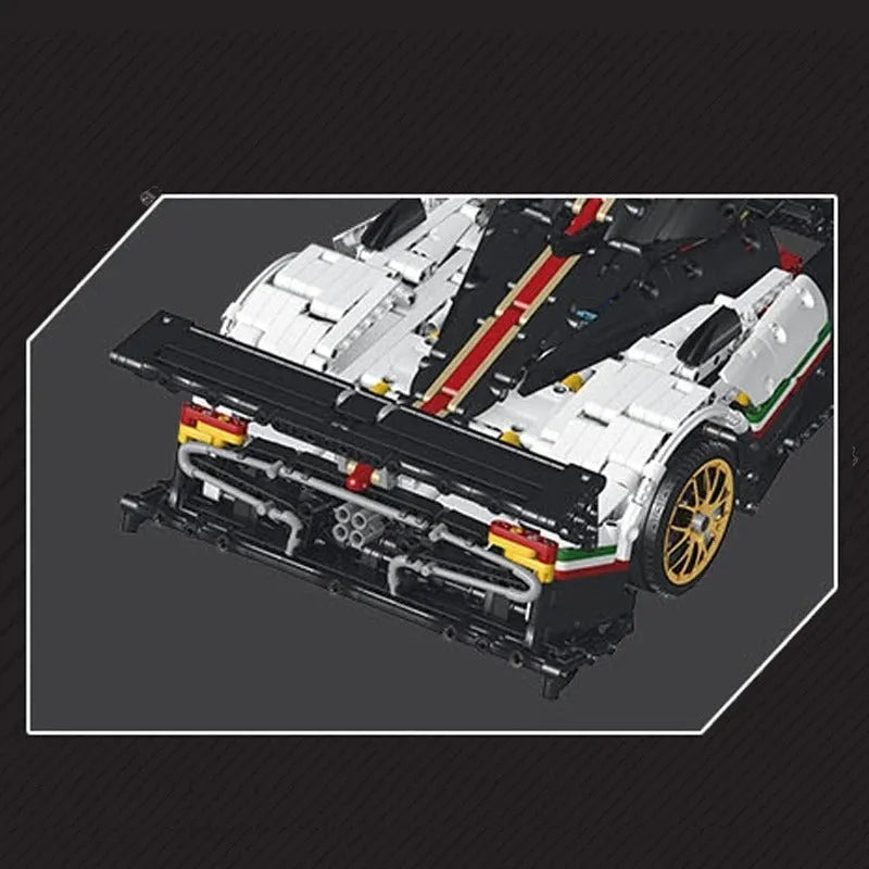 Building Blocks MOC 13060 Pagani Zonda R Racing Car Supercar Bricks Toys - 5