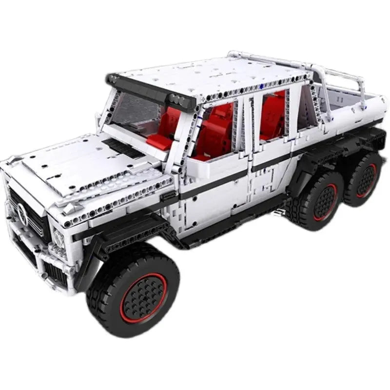 Building Blocks MOC 13061 RC AWD Motorized G700 SUV Car Tech Bricks Toys - 3