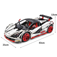 Thumbnail for Building Blocks MOC 13067 Motorized RC ICARUS Supercar Racing Car Bricks Toys Construction Set Toys - 1