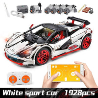 Thumbnail for Building Blocks MOC 13067 Motorized RC ICARUS Supercar Racing Car Bricks Toys Construction Set Toys - 7