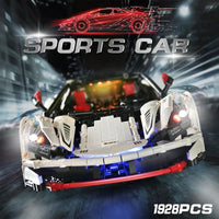 Thumbnail for Building Blocks MOC 13067 Motorized RC ICARUS Supercar Racing Car Bricks Toys Construction Set Toys - 3