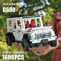 Thumbnail for Building Blocks MOC 13069 SUV Car G500 Off - Road AWD Bricks Toys - 3