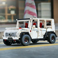 Thumbnail for Building Blocks MOC 13069 SUV Car G500 Off - Road AWD Bricks Toys - 6