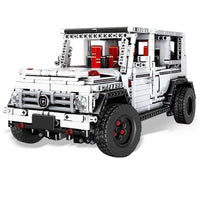 Thumbnail for Building Blocks MOC 13069 SUV Car G500 Off - Road AWD Bricks Toys - 16