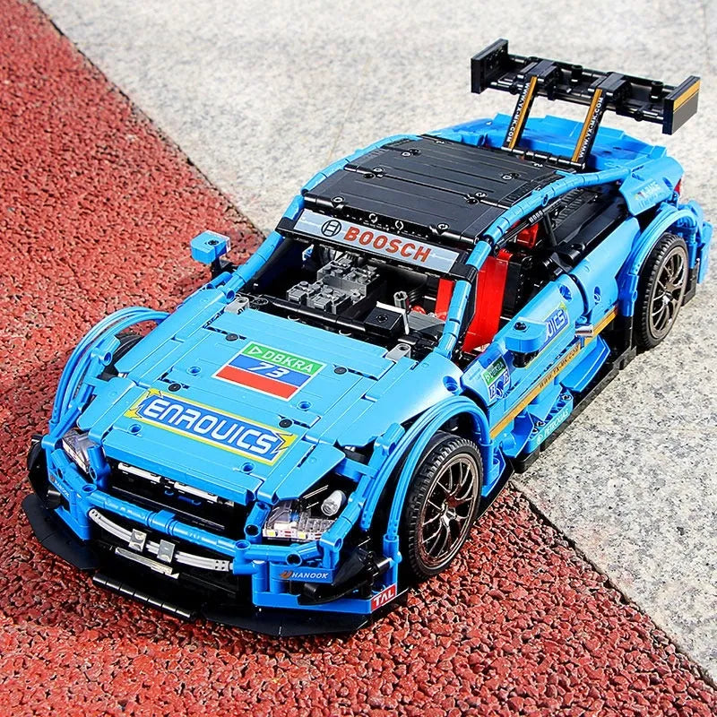 Building Blocks MOC 13073 RC Mercedes Benz AMG C63 Racing Car Bricks Toy - 11