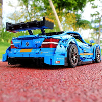 Thumbnail for Building Blocks MOC 13073 RC Mercedes Benz AMG C63 Racing Car Bricks Toy - 10