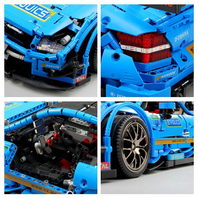 Building Blocks MOC 13073 RC Mercedes Benz AMG C63 Racing Car Bricks Toy - 9