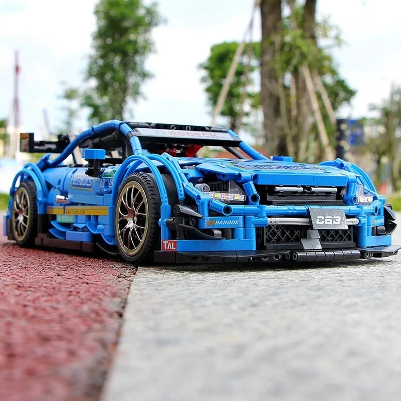 Building Blocks MOC 13073 RC Mercedes Benz AMG C63 Racing Car Bricks Toy - 12