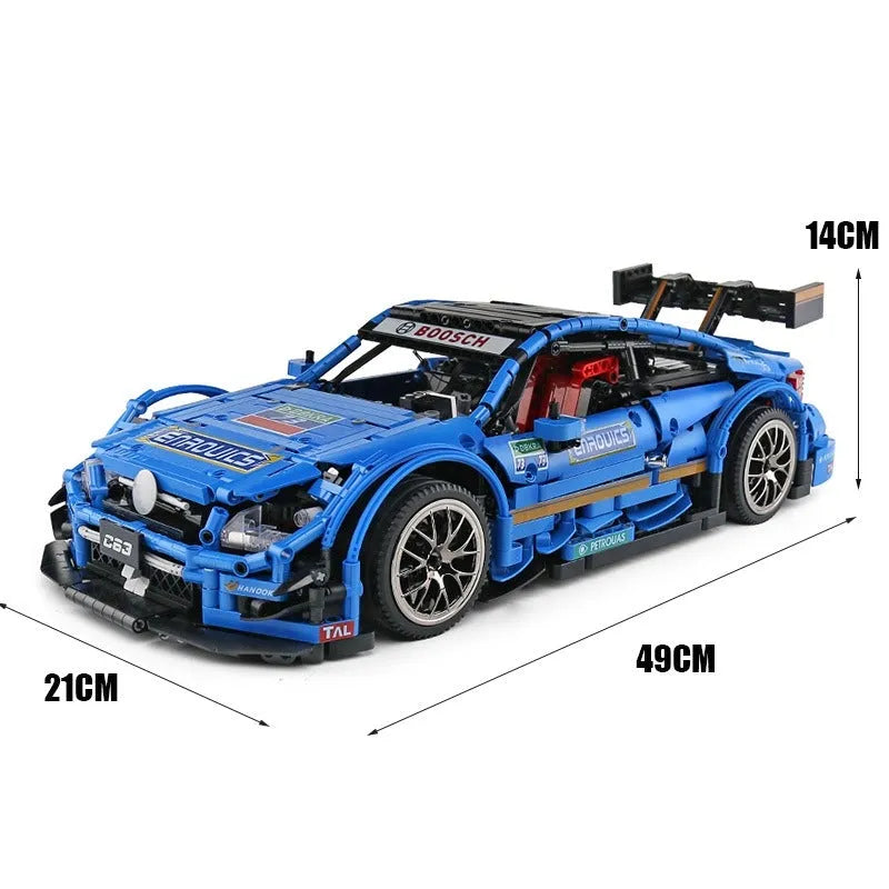 Building Blocks MOC 13073 RC Mercedes Benz AMG C63 Racing Car Bricks Toy - 13