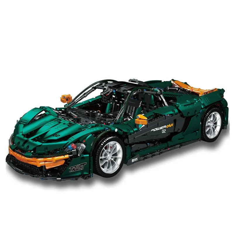 Building Blocks MOC 13091 RC APP Motorized Hypercar P1 Racing Car Bricks Toys Construction Set Toys - 8