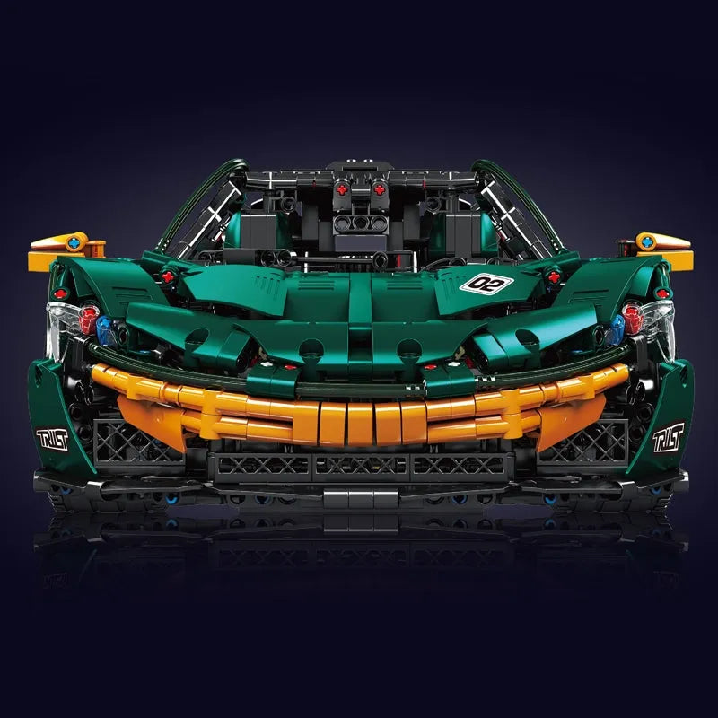 Building Blocks MOC 13091 RC APP Motorized Hypercar P1 Racing Car Bricks Toys Construction Set Toys - 4