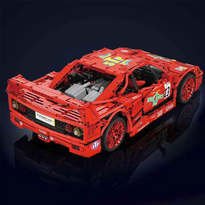 Building Blocks MOC 13095 Super Ferrari F40 Racing Sports Car Bricks Toy - 6