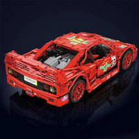 Thumbnail for Building Blocks MOC 13095 Super Ferrari F40 Racing Sports Car Bricks Toy - 6