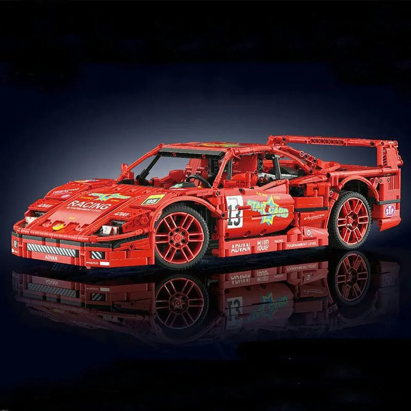 Building Blocks MOC 13095 Super Ferrari F40 Racing Sports Car Bricks Toy - 7