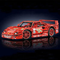 Thumbnail for Building Blocks MOC 13095 Super Ferrari F40 Racing Sports Car Bricks Toy - 7