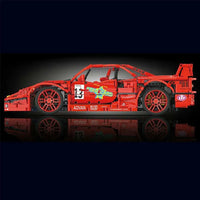 Thumbnail for Building Blocks MOC 13095P RC Ferrari F40 Racing Sports Car Bricks Toys - 3